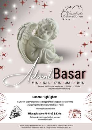 Advent Basar Flyer 2023