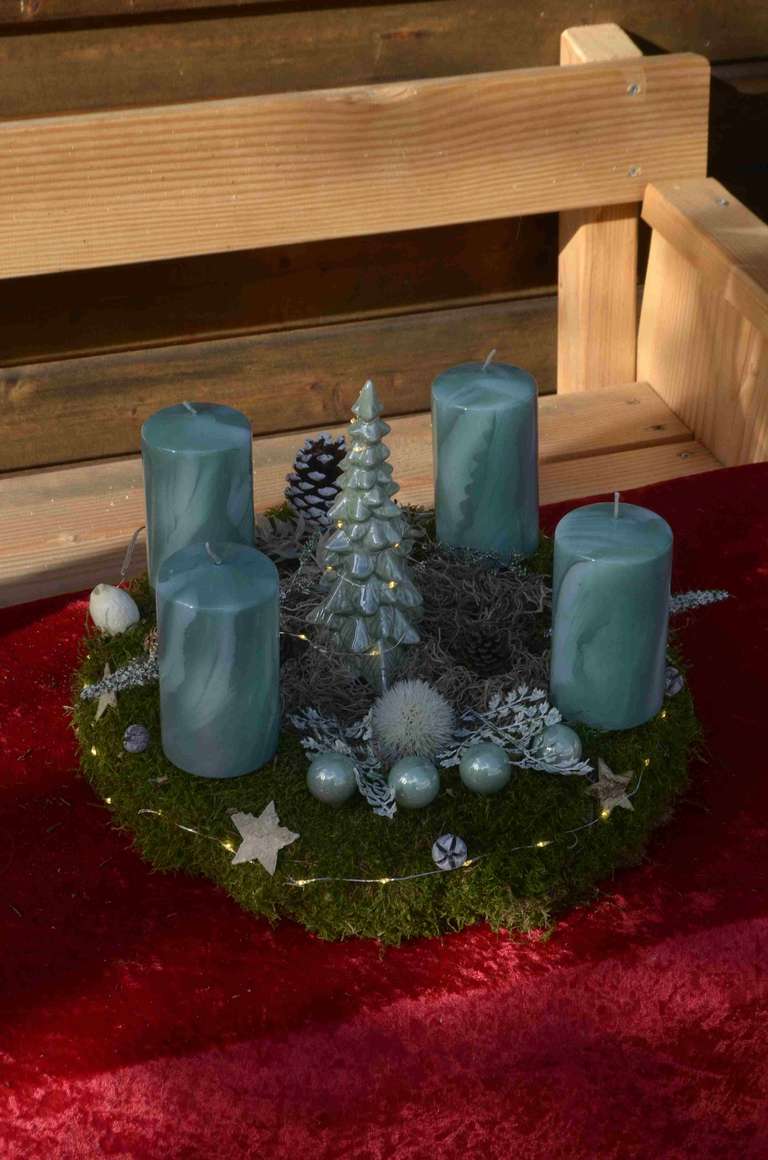 Adventskranz-Ice-Forest